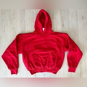 NWY YZY x Gap Red Hooded Sweatshirt